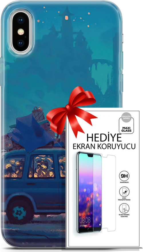 Apple İphone X - Xs Kılıf Orijinal Seri Neo 10 Thanos Full Hd Kılıf + Ekran Koruyucu