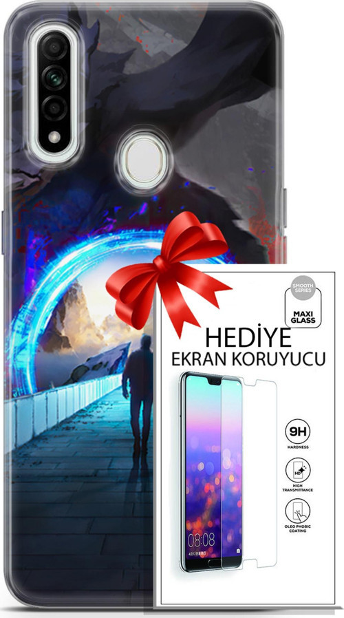 Oppo A31 Kılıf Orijinal Seri Neo 20 Punish Renkli Kılıf Ekran Koruyucu