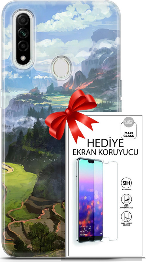 Oppo A31 Kılıf Orijinal Seri Neo 23 Joker Kart Telefon Kabı Ve Ekran Koruyucu