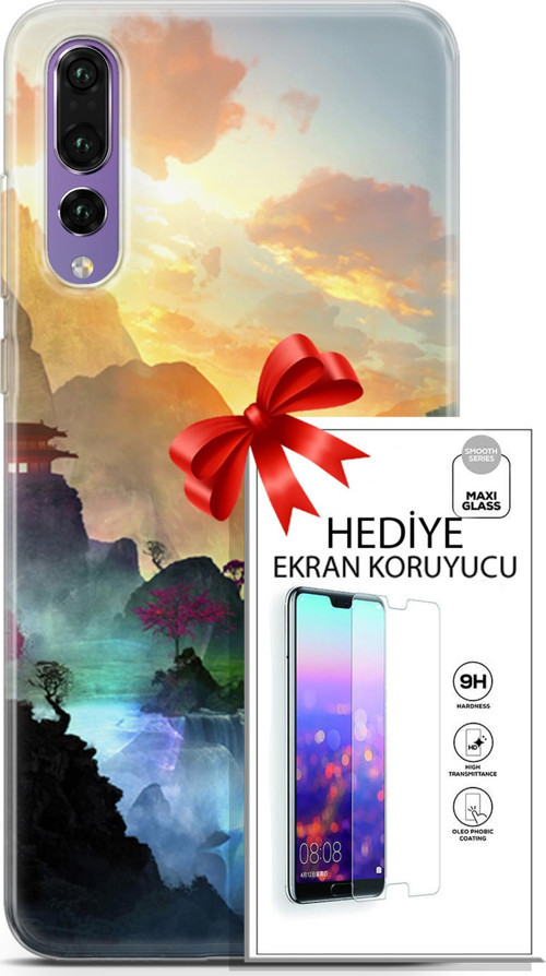 Huawei P20 Pro Kılıf Orijinal Seri Neo 06 Cyclops Koruyucu Kapak Ekran Koruyucu