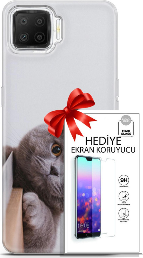 Oppo A73 Kılıf Orijinal Seri Scotish-British 06 Duman Koruyucu Kapak Ekran Koruyucu