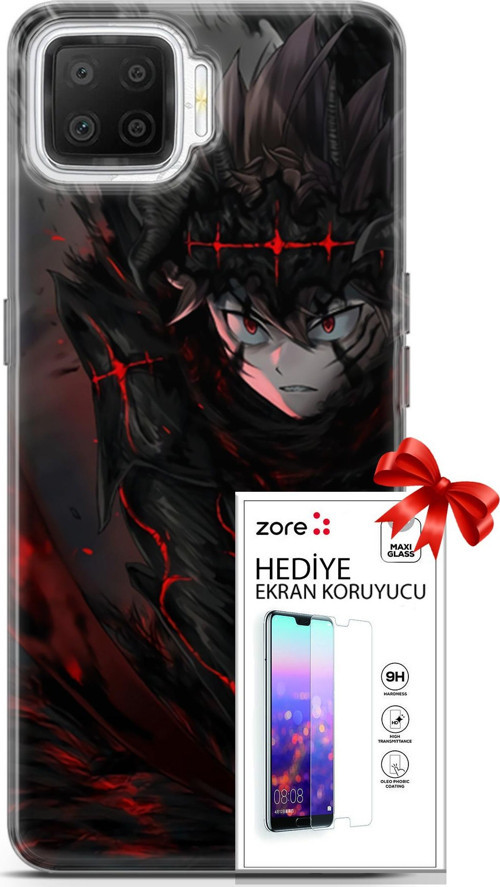Oppo A73 Kılıf Orijinal Seri Supers 14 Asta Devil Anime Cover Kılıf + Ön Ekran Koruyucu
