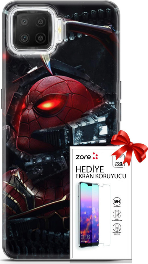 Oppo A73 Kılıf Orijinal Seri Supers 29 Dr Octopus Leke Tutmaz Kapak + Ekran Koruyucu