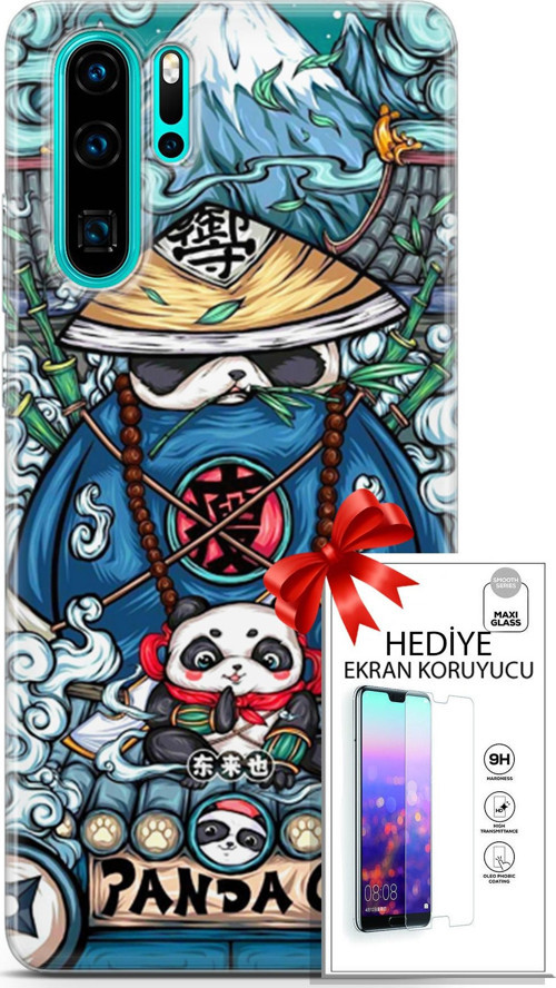 Huawei P30 Pro Kılıf Orijinal Seri Bounce 17 Cara Gill Yumuşak Kılıf + Ekran Koruyucu