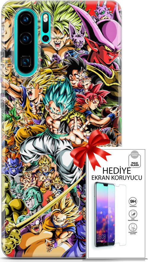 Huawei P30 Pro Kılıf Orijinal Seri Bounce 12 Martha Mitchell Tasarım Kılıf + Ekran Koruyucu