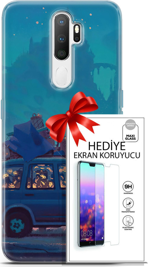 Oppo A5 2020 Kılıf Orijinal Seri Neo 10 Thanos Full Hd Kılıf + Ekran Koruyucu