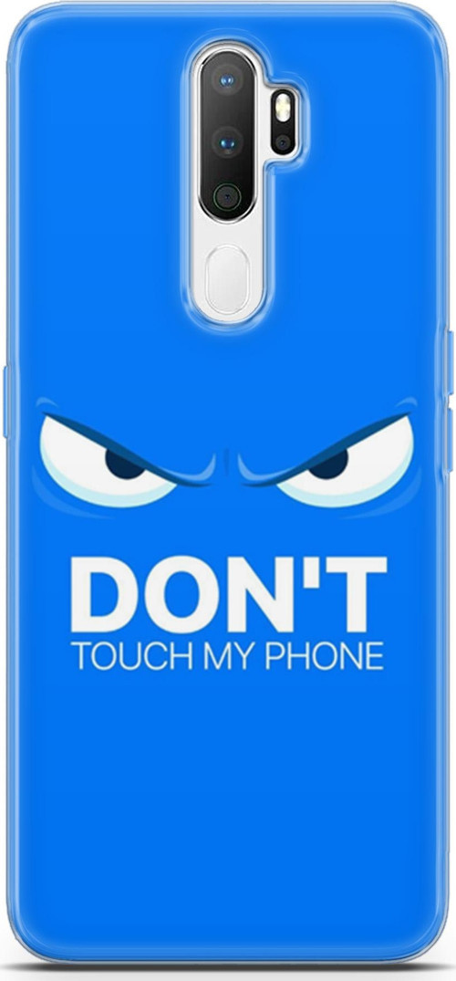 Oppo A5 2020 Kılıf Orijinal Seri Typo 19 Don'T Touch My Phone Tam Koruma Kılıf