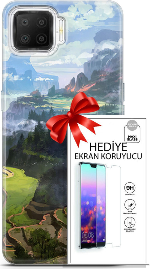 Oppo A73 Kılıf Orijinal Seri Neo 23 Joker Kart Telefon Kabı Ve Ekran Koruyucu
