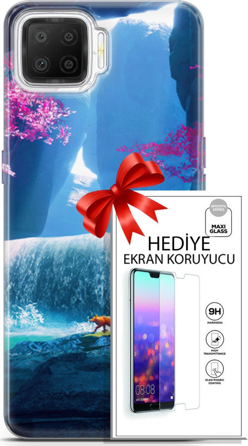 Oppo A73 Kılıf Orijinal Seri Neo 05 Iron Man Koruma Kılıfı + Ekran Koruyucu
