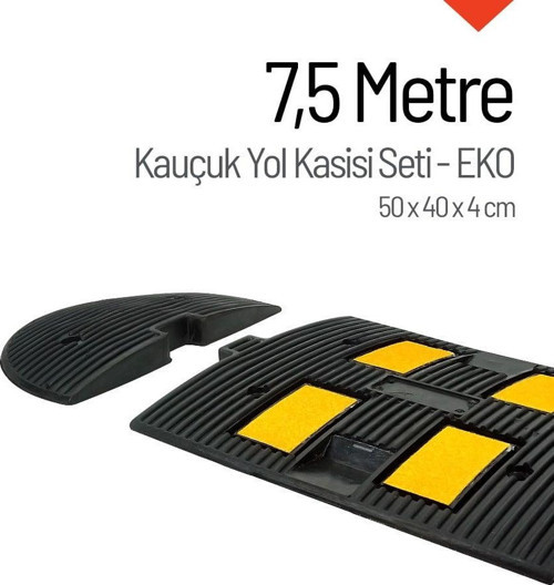Kauçuk Hız Kesici, Yol Kasisi 50 x 40 x 4 cm - EKO - 7,5 Metre
