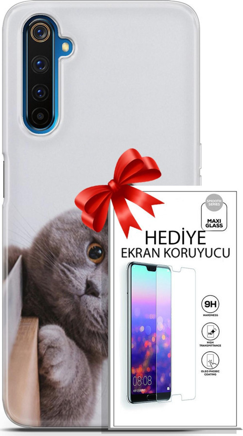 Realme 6 Pro Kılıf Orijinal Seri Scotish-British 06 Duman Koruyucu Kapak Ekran Koruyucu