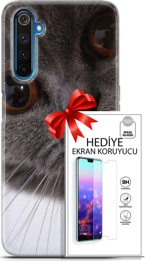 Realme 6 Pro Kılıf Orijinal Seri Scotish-British 11 Pov British 4K Baskılı Kılıf + Ekran Koruyucu Fu