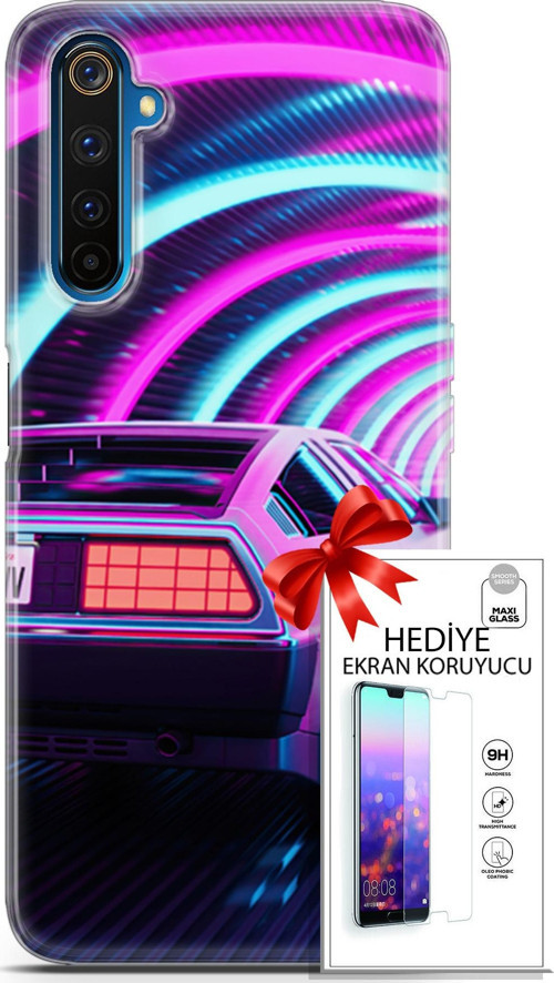 Realme 6 Pro Kılıf Orijinal Seri Algorand 02 Geleceğe Dönüş Kapak Ve Ekran Koruyucu