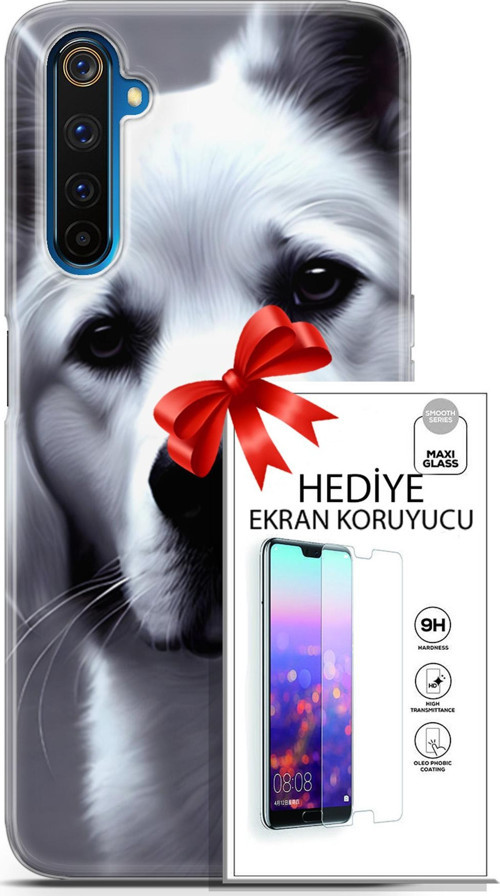 Realme 6 Pro Kılıf Orijinal Seri Dogs 17 Avcı Yumuşak Kılıf + Ekran Koruyucu