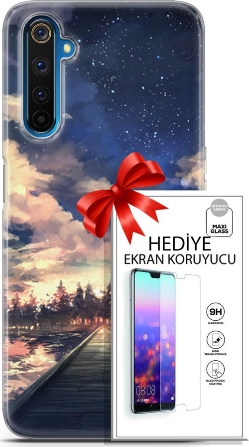 Realme 6 Pro Kılıf Orijinal Seri Fantasy 22 Sonsuz Yol Kap + Ekran Koruyucu