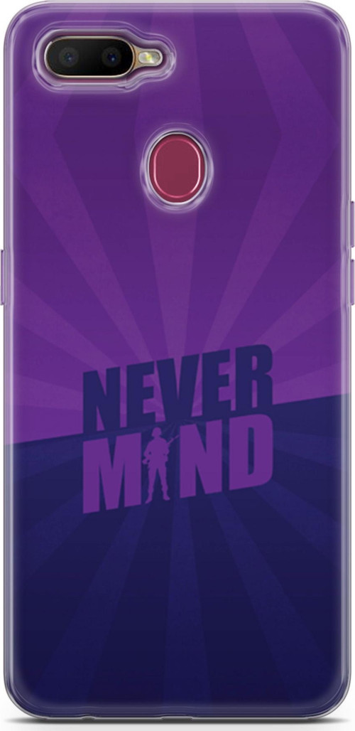 Oppo Ax7 Kılıf Orijinal Seri Typo 06 Never Mind Koruyucu Kapak