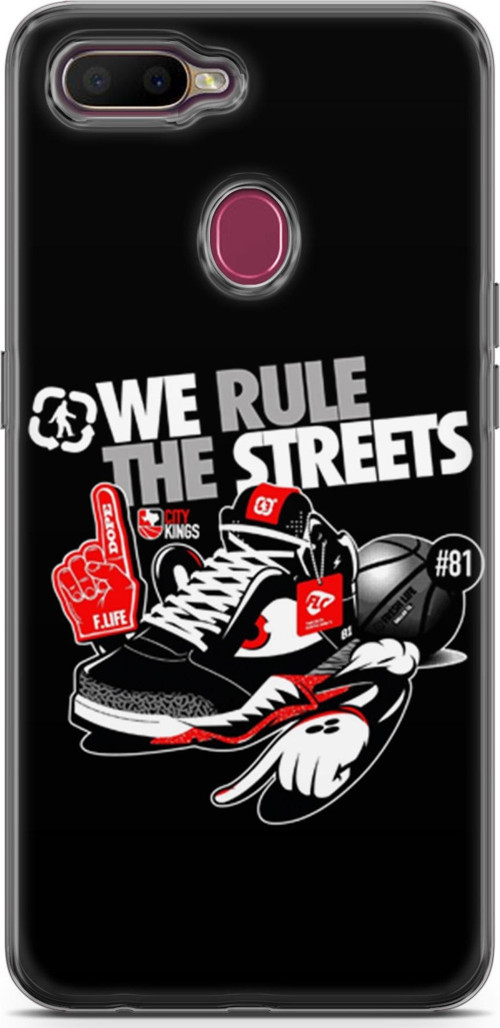 Oppo Ax7 Kılıf Orijinal Seri Typo 25 We Rule The Streets Soyulmayan Kılıf