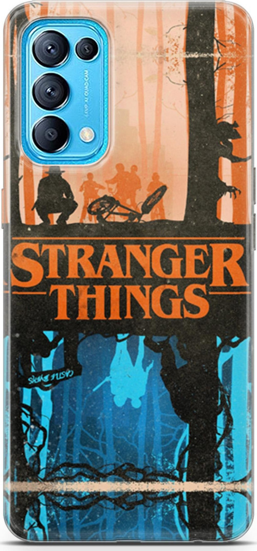 Oppo Reno 5 Pro Kılıf Orijinal Seri Typo 13 Stranger Things Case Kapak
