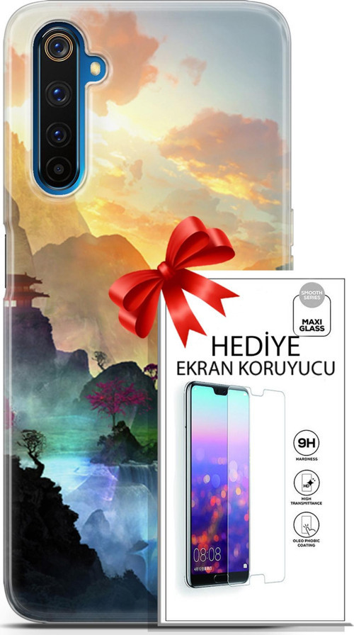 Realme 6 Pro Kılıf Orijinal Seri Neo 06 Cyclops Koruyucu Kapak Ekran Koruyucu