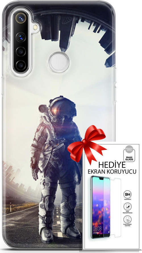 Realme 6İ Kılıf Orijinal Seri Algorand 22 Astro Kap + Ekran Koruyucu
