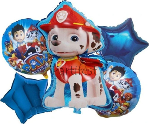 Paw Patrol Balon Seti Paw Petrol Yaş Balon Seti Paw Patrol Doğum Günü Set Paw Patrol Marshlall Chase