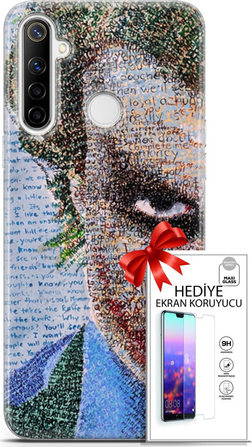 Realme 6İ Kılıf Orijinal Seri Cardano 10 Joker Full Hd Kılıf + Ekran Koruyucu