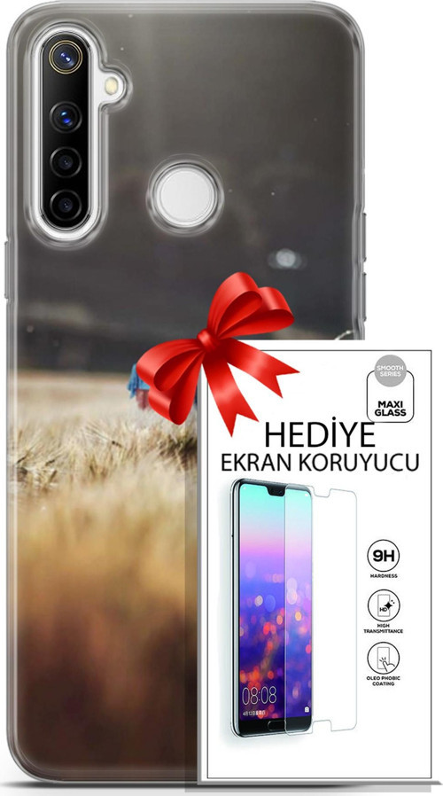 Realme 6İ Kılıf Orijinal Seri Pubg 03 Ana Karakter Arka Kapak + Ekran Koruyucu