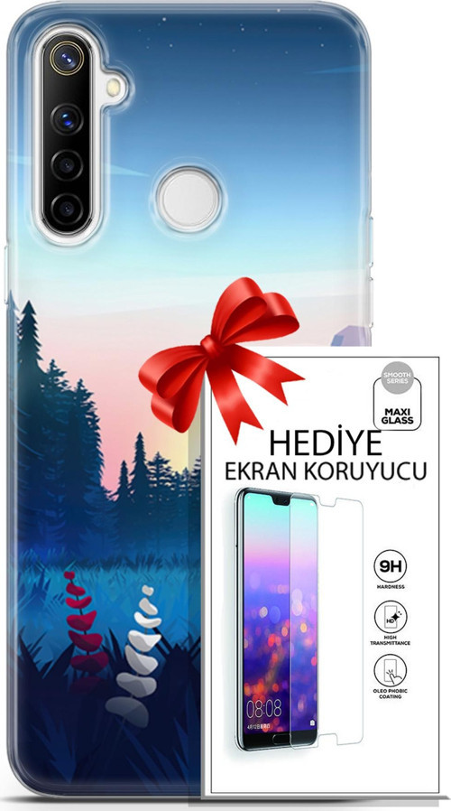 Realme 6İ Kılıf Orijinal Seri Neo 11 Batgirl 4K Baskılı Kılıf + Ekran Koruyucu Full Korumaketi