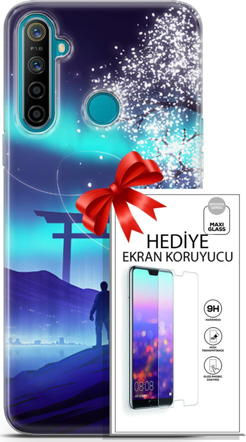 Realme 5İ Kılıf Orijinal Seri Neo 26 Spider Girls Soft Kapak + Ekran Koruyucu