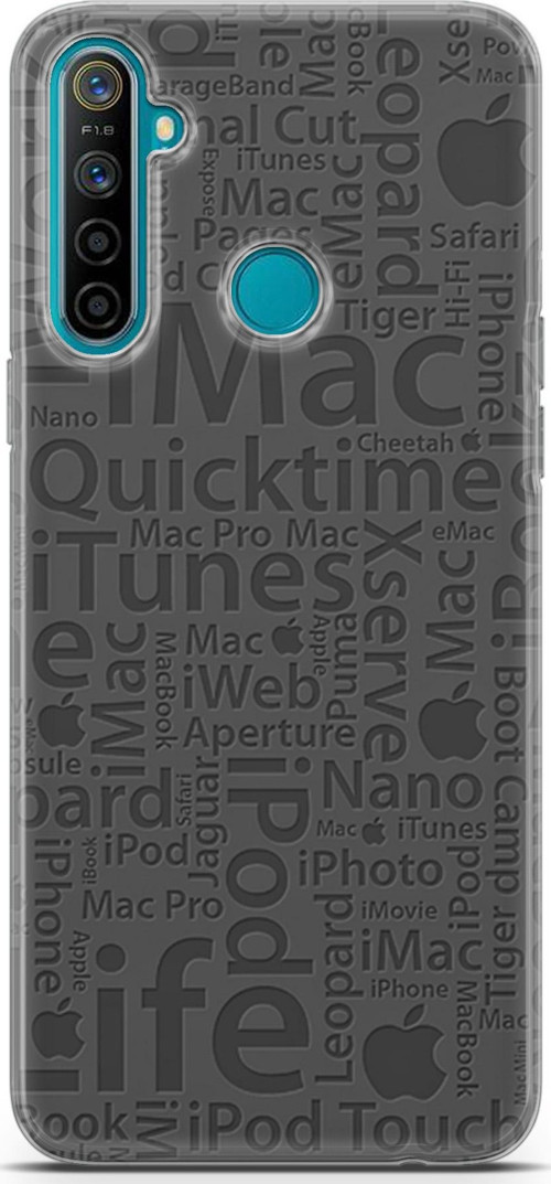 Realme 5İ Kılıf Orijinal Seri Typo 28 İmac İweb İlife İz Bırakmayan Kılıf