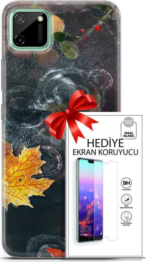 Realme C11 Kılıf Orijinal Seri Neo 02 Spawn Kapak Ve Ekran Koruyucu