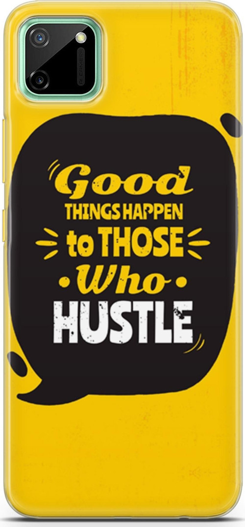 Realme C11 Kılıf Orijinal Seri Typo 14 Good Things Happen Cover Kılıf