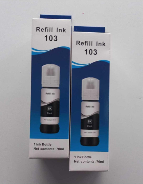 Epson 103 Uyumlu Siyah Muadil Mürekkep 2 Li Paket- L1110/L3110/L3111/L3150/L3151/L5190/
