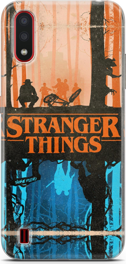 Samsung Galaxy A01 Kılıf Orijinal Seri Typo 13 Stranger Things Case Kapak