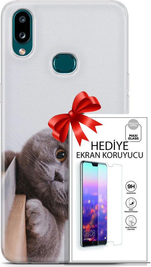Samsung Galaxy A10S Kılıf Orijinal Seri Scotish-British 06 Duman Koruyucu Kapak Ekran Koruyucu
