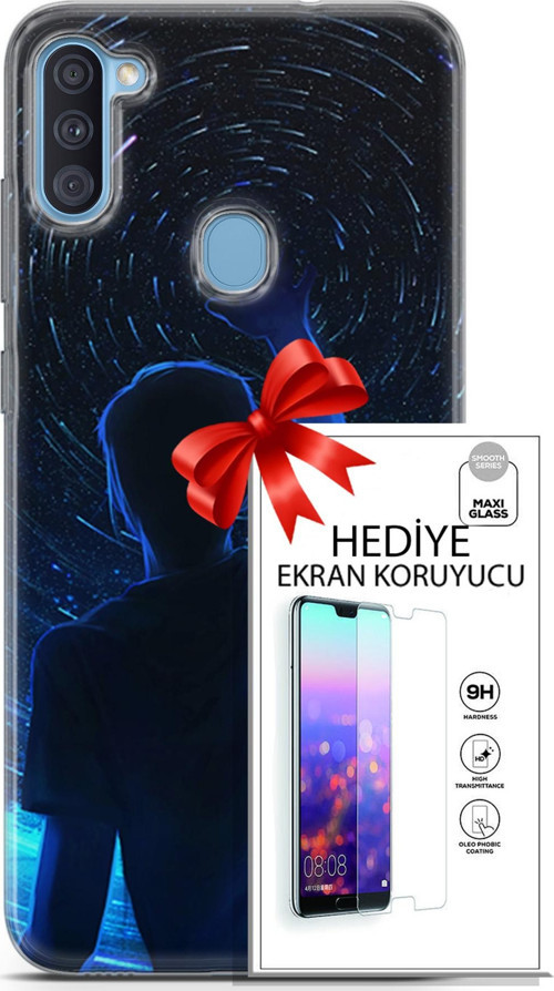 Samsung Galaxy A11 Kılıf Orijinal Seri Neo 14 Batman The Joker Cover Kılıf + Ön Ekran Koruyucu
