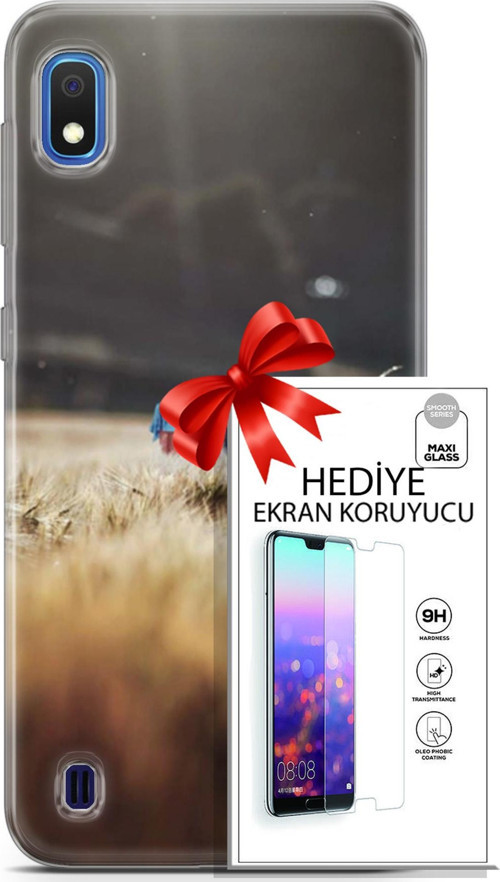 Samsung Galaxy A10 Kılıf Orijinal Seri Pubg 03 Ana Karakter Arka Kapak + Ekran Koruyucu