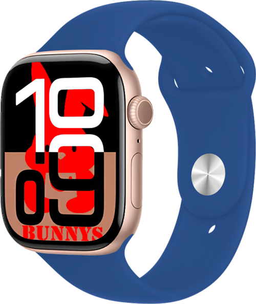Samsung Galaxy M11 Uyumlu Mavi Akıllı Saat Watch10 2025 Hediyeli AMOLED EKRAN