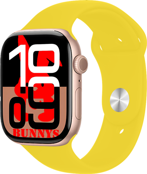 Samsung Galaxy M13 Uyumlu Sarı Akıllı Saat Watch10 2025 Hediyeli AMOLED EKRAN