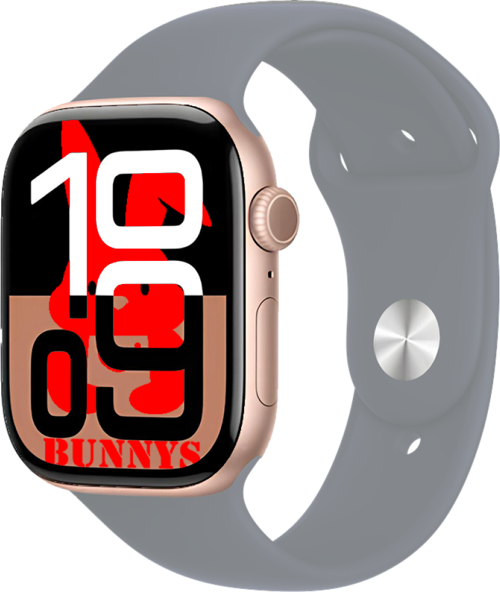 Samsung Galaxy A91 Uyumlu Gri Akıllı Saat Watch10 2025 Hediyeli AMOLED EKRAN