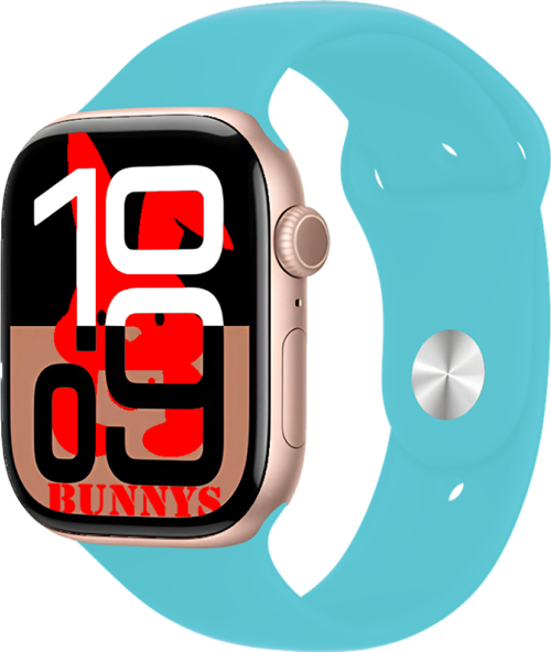 Samsung Galaxy S24 Uyumlu Turkuaz Akıllı Saat Watch10 2025 Hediyeli AMOLED EKRAN
