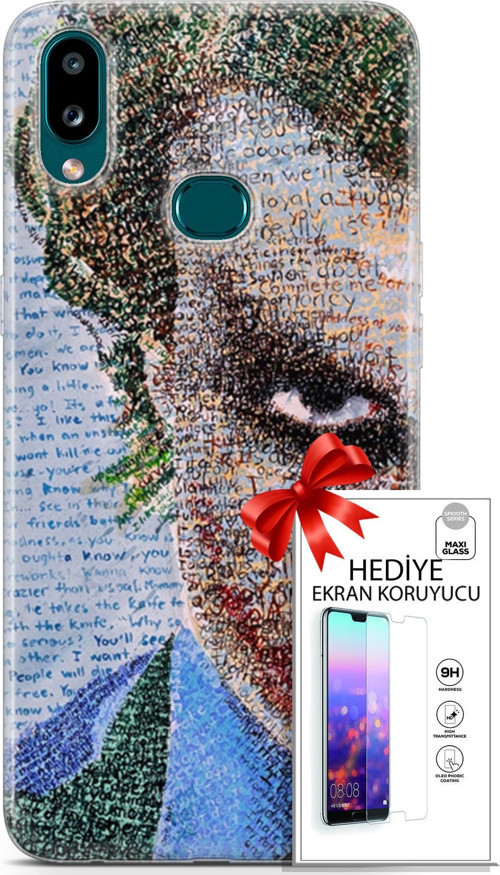 Samsung Galaxy A10S Kılıf Orijinal Seri Cardano 10 Joker Full Hd Kılıf + Ekran Koruyucu