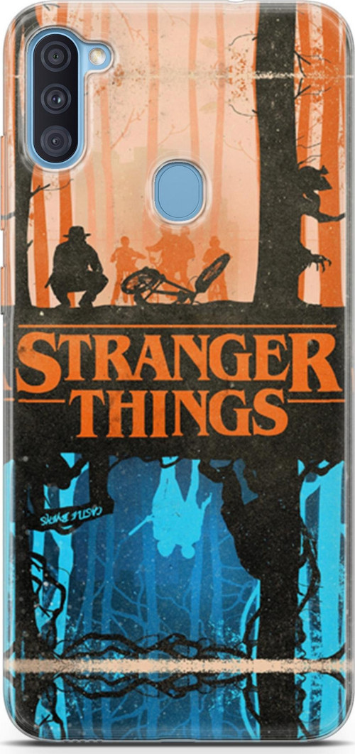 Samsung Galaxy A11 Kılıf Orijinal Seri Typo 13 Stranger Things Case Kapak