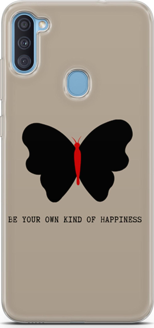 Samsung Galaxy A11 Kılıf Orijinal Seri Typo 21 Be Your Own Kind…. Darbe Önleyici Kapak