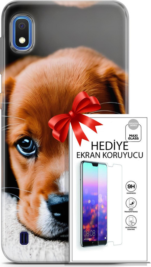 Samsung Galaxy A10 Kılıf Orijinal Seri Dogs 09 Beagle Uv Kılıf Ve Ekran Koruyucu