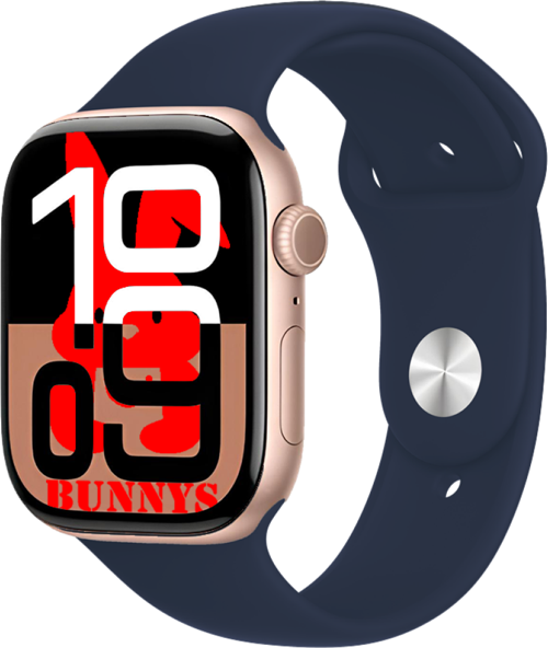 Samsung Galaxy A70 Uyumlu Lacivert Akıllı Saat Watch10 2025 Hediyeli AMOLED EKRAN