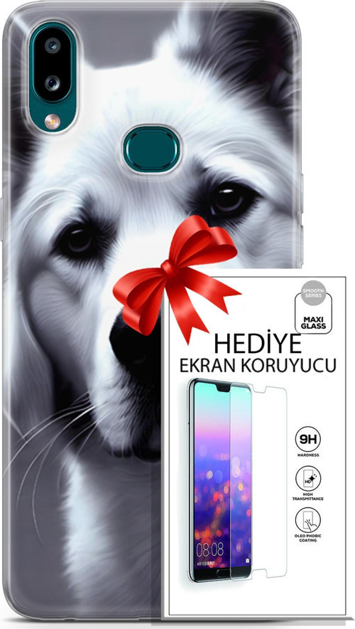 Samsung Galaxy A10S Kılıf Orijinal Seri Dogs 17 Avcı Yumuşak Kılıf + Ekran Koruyucu