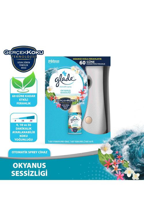 Otomatik Sprey Sistem ve Yedek Okyanus 269 ml, Ayarlanabilir, 60 Gün Etkili, Salon Mutfak Banyo