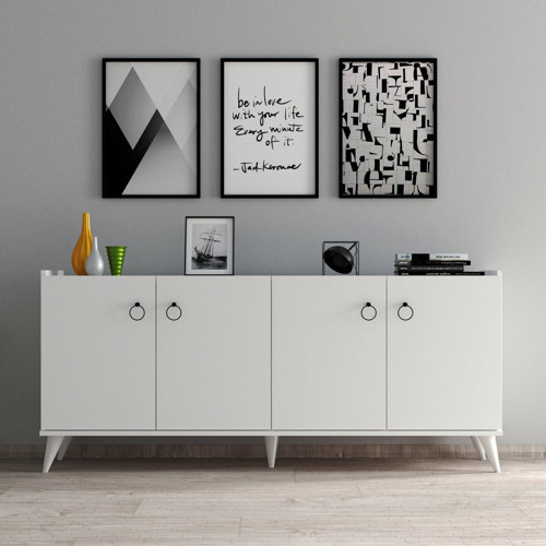 Modern Konsol Beyaz - KSL0101