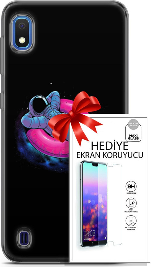 Samsung Galaxy A10 Kılıf Orijinal Seri Neo 09 Darkseid Uv Kılıf Ve Ekran Koruyucu